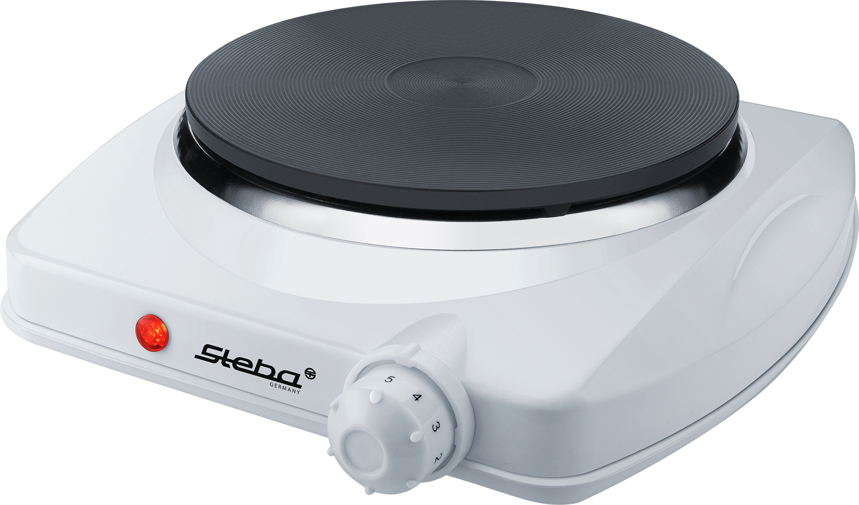 Steba Kogeplade STKF15, Ø19 cm zone, 1400W, hvid Steba Kogeplade STKF15, Ø19 cm zone, 1400W, hvid